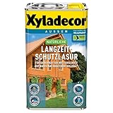 2 x 2,5 L Xyladecor natürliche Langzeit-Schutzlasur 5 L Farbwahl, Farbe:Eiche Hell