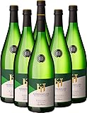 LAUFFENER WEINGÄRTNER - 2021 Mundelsheimer Riesling Trocken | Ein mineralischer und ausgewogener Weißwein aus Deutschland mit milder Säure. | Inhalt: 6 x 1,0 l und 11,5% vol.