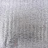 SCHÖNER LEBEN. Thermostoff Thermoeinlage Isotherm 2mm silberfarbig weiß 1,23m Breite