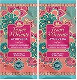 Tesori d'Oriente | Cremebad 'Ayurveda' | Aromatisches Cremebad mit Amla-Frucht und Patchouli | Cremebad zur Körperpflege | Wellness-Ritual für Körper & Sinne | 40ml (Packung mit 2)