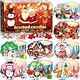 NLMWTI Duftkerze Weihnachten, 8 Stück *2.5OZ Weihnachtskerze, Duftkerzen Weihnachten,Sojawachs Kerzen Set für Damen,Weihnachtskerze Aroma Kerzen,Kerzen Geschenkset für Weihnachten[Energieklasse A]