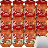 Gut&Günstig Pesto Rosso cremig mit italienischem Hartkäse 12er Pack (12x190g Glas) + usy Block