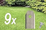 9x Mähroboter Messer | Klingen für Husqvarna Automower | Gardena Sileno