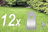 12x Mähroboter Messer | Klingen für Husqvarna Automower | Gardena Sileno