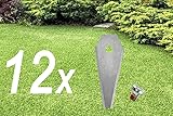 12x Mähroboter Messer | Klingen für Bosch Indego