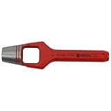 Dönges Henkellocheisen nach DIN 7200 A, rot lackiert, Durchmesser 25 mm (Locheisen)