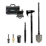 Dönges Multifunktionaler Klappspaten mit Axt in Kunststoff Box JDMULTIKS-ADV Material: Stahl/Maße: 80 x 13 x 2,5 cm/Blattgröße: 17 x 13 cm