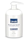 Linola Dusch und Wasch 500 ml im Spender - für trockene oder zu Neurodermitis neigende Haut