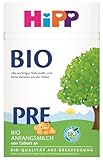 HiPP PRE Bio Anfangsmilch (4 x 600g), von Geburt an, enthält nur Lactose als Kohlenhydrat, in bester Bio-Qualität